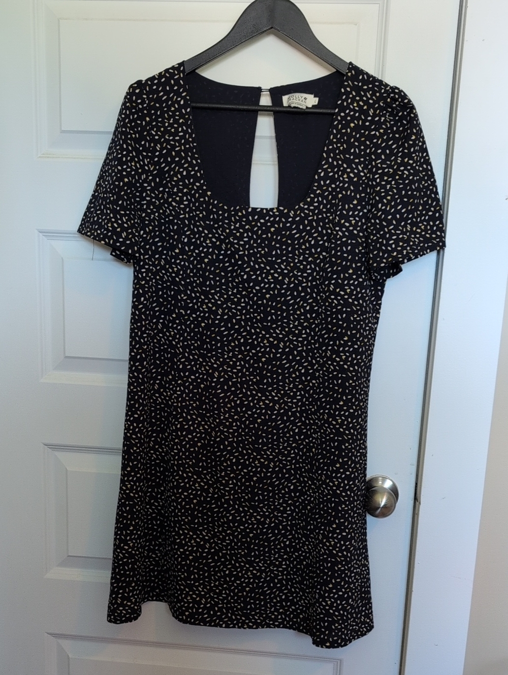 Molly Bracken Navy Square Neck Dress